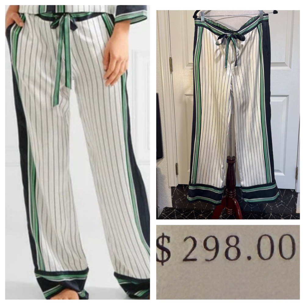 NWT! Silk! Kate Moss Equipment AVERY PAJAMA PANTS